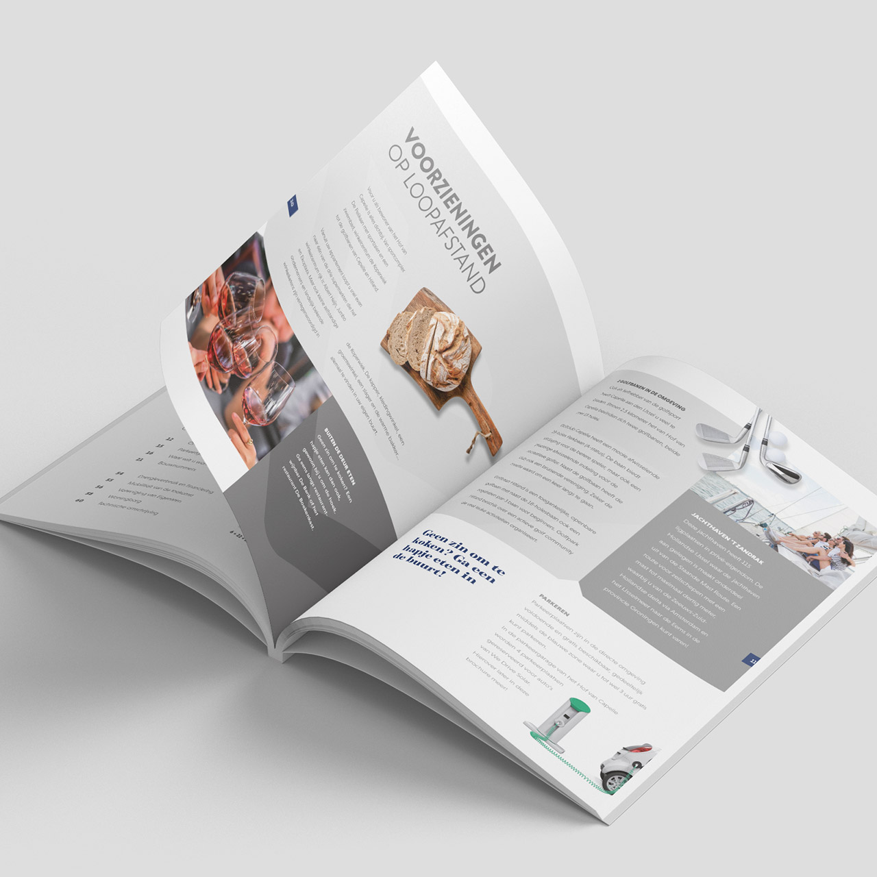 Brochure Hof van Capelle ontwerp